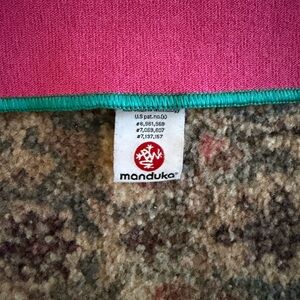 Yogitoes Pink Monduko with Teal Trim